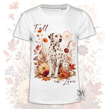 T-Shirt DALMATA Bianco e Fegato - Collezione Fall...in Love