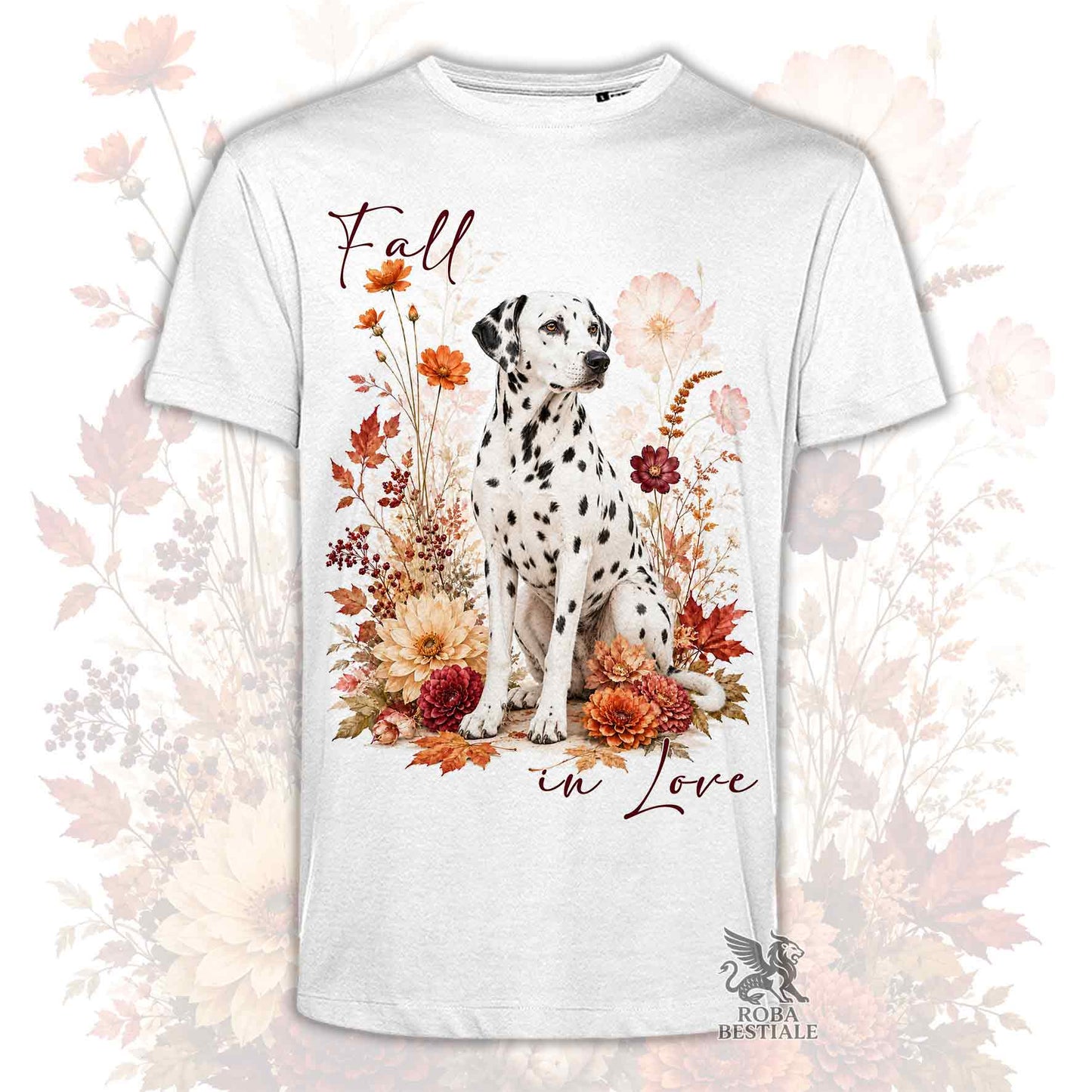 T-Shirt DALMATA Bianco e Nero - Collezione Fall...in Love