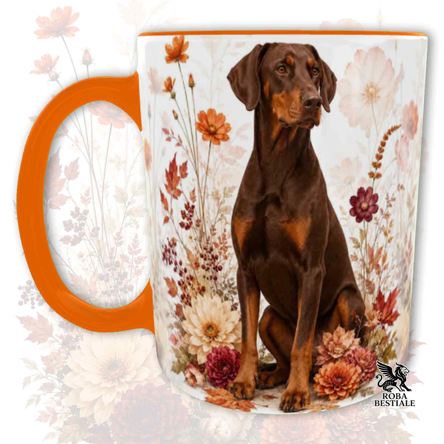 Tazza DOBERMANN Marrone Focato - Collezione Fall...in Love