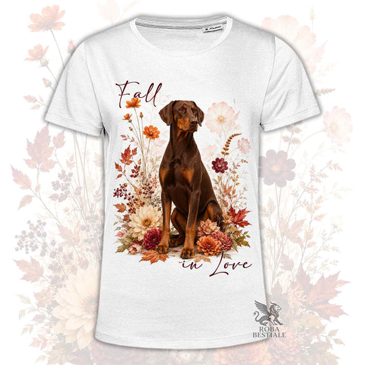 T-Shirt DOBERMANN Marrone Focato - Collezione Fall...in Love