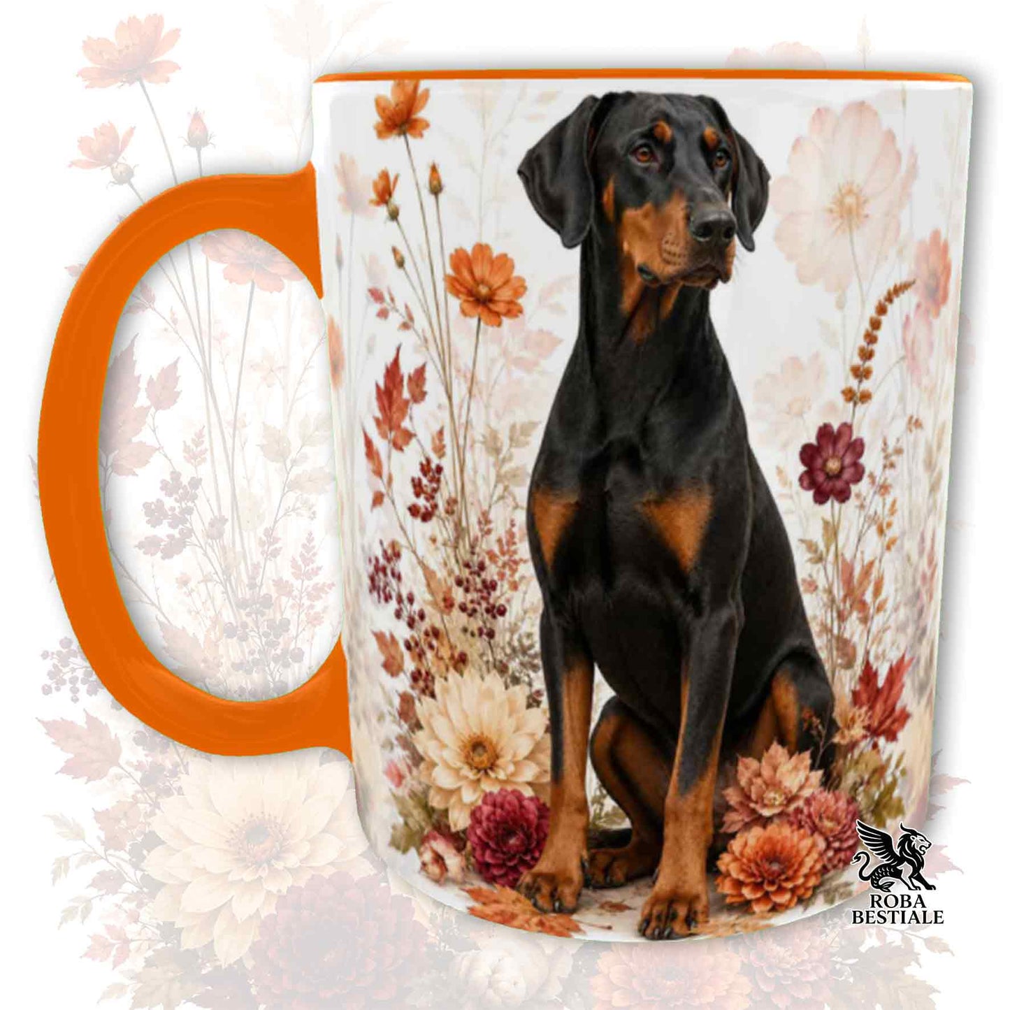 Tazza DOBERMANN Nero Focato - Collezione Fall...in Love