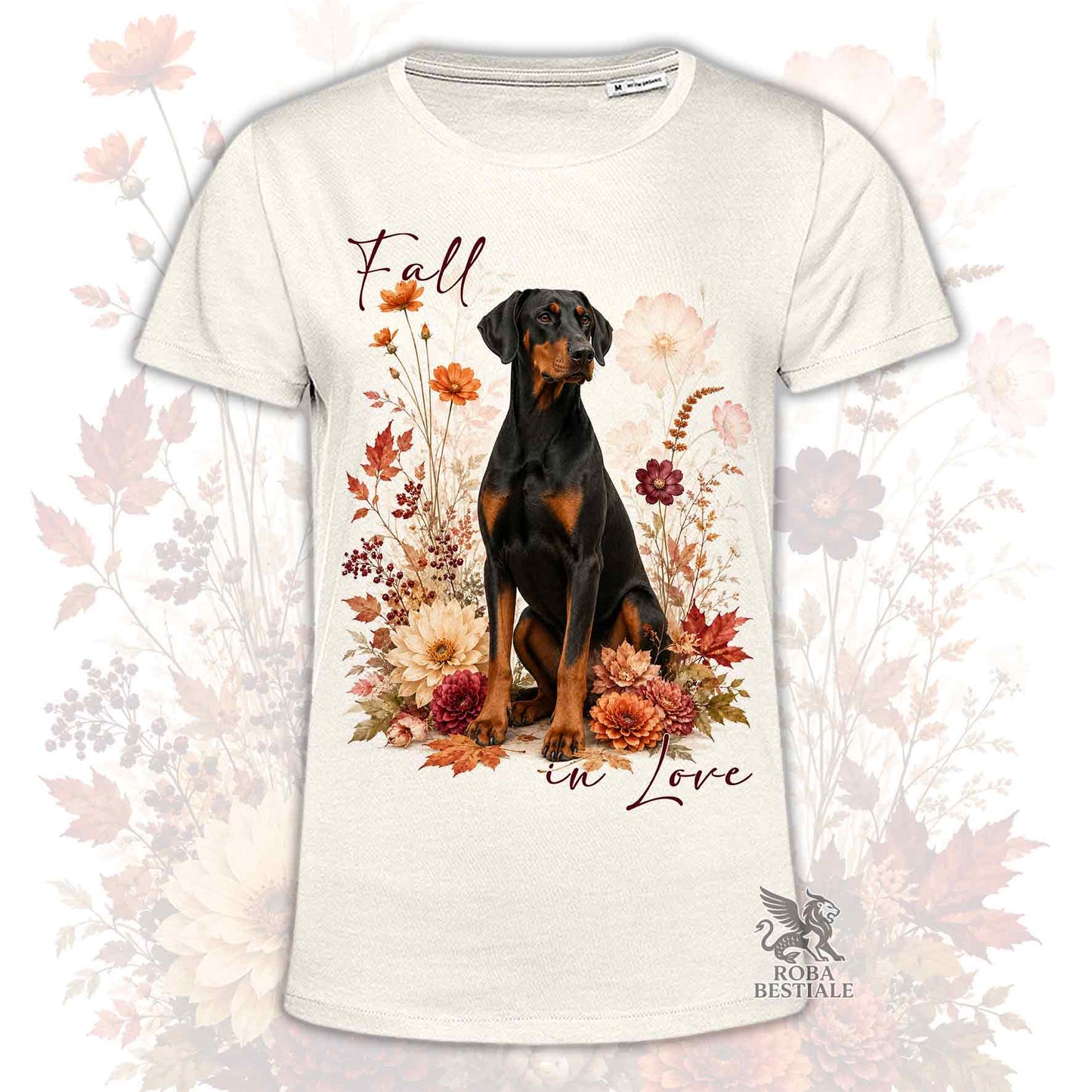 T-Shirt DOBERMANN Nero Focato - Collezione Fall...in Love