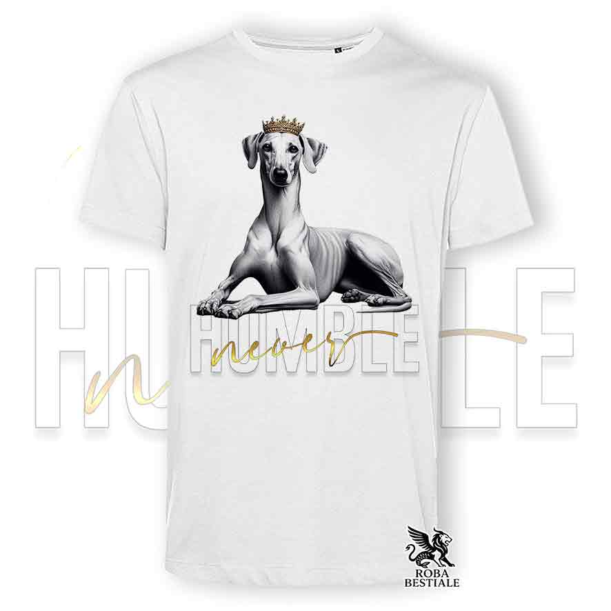 T-shirt GALGO ESPANOL Cannella - Collezione Never Humble