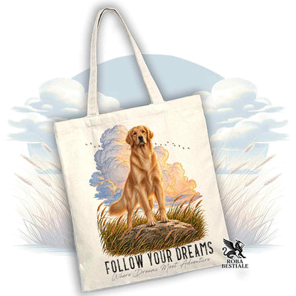Tote Bag GOLDEN RETRIEVER - Collezione Dream