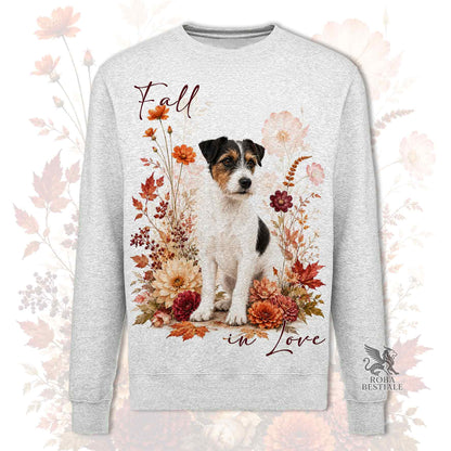 Felpa JACK RUSSELL TERRIER Broken Tricolore - Girocollo - Collezione Fall...in Love
