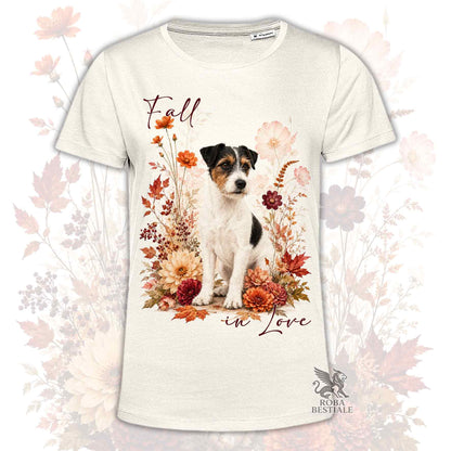 T-Shirt JACK RUSSELL TERRIER Broken Tricolore - Collezione Fall...in Love