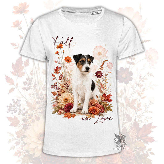 T-Shirt JACK RUSSELL TERRIER Broken Tricolore - Collezione Fall...in Love