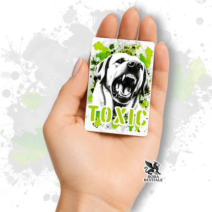 Calamita LABRADOR RETRIEVER Giallo - Collezione Toxic
