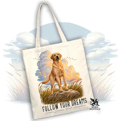 Tote Bag LABRADOR RETRIEVER Giallo - Collezione Dream
