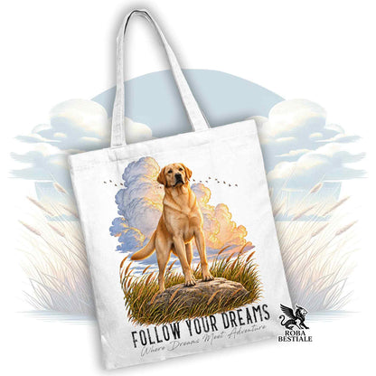 Tote Bag LABRADOR RETRIEVER Giallo - Collezione Dream
