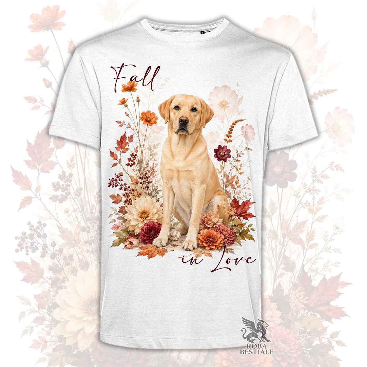 T-Shirt LABRADOR RETRIEVER Giallo - Collezione Fall...in Love