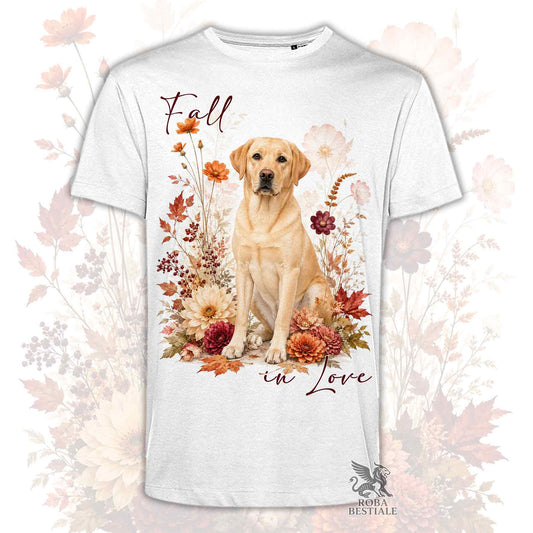 T-Shirt LABRADOR RETRIEVER Giallo - Collezione Fall...in Love