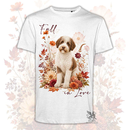 T-Shirt LAGOTTO ROMAGNOLO Bianco e Marrone - Collezione Fall...in Love