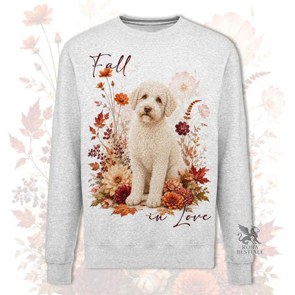 Felpa LAGOTTO ROMAGNOLO Bianco Sporco - Girocollo - Collezione Fall...in Love