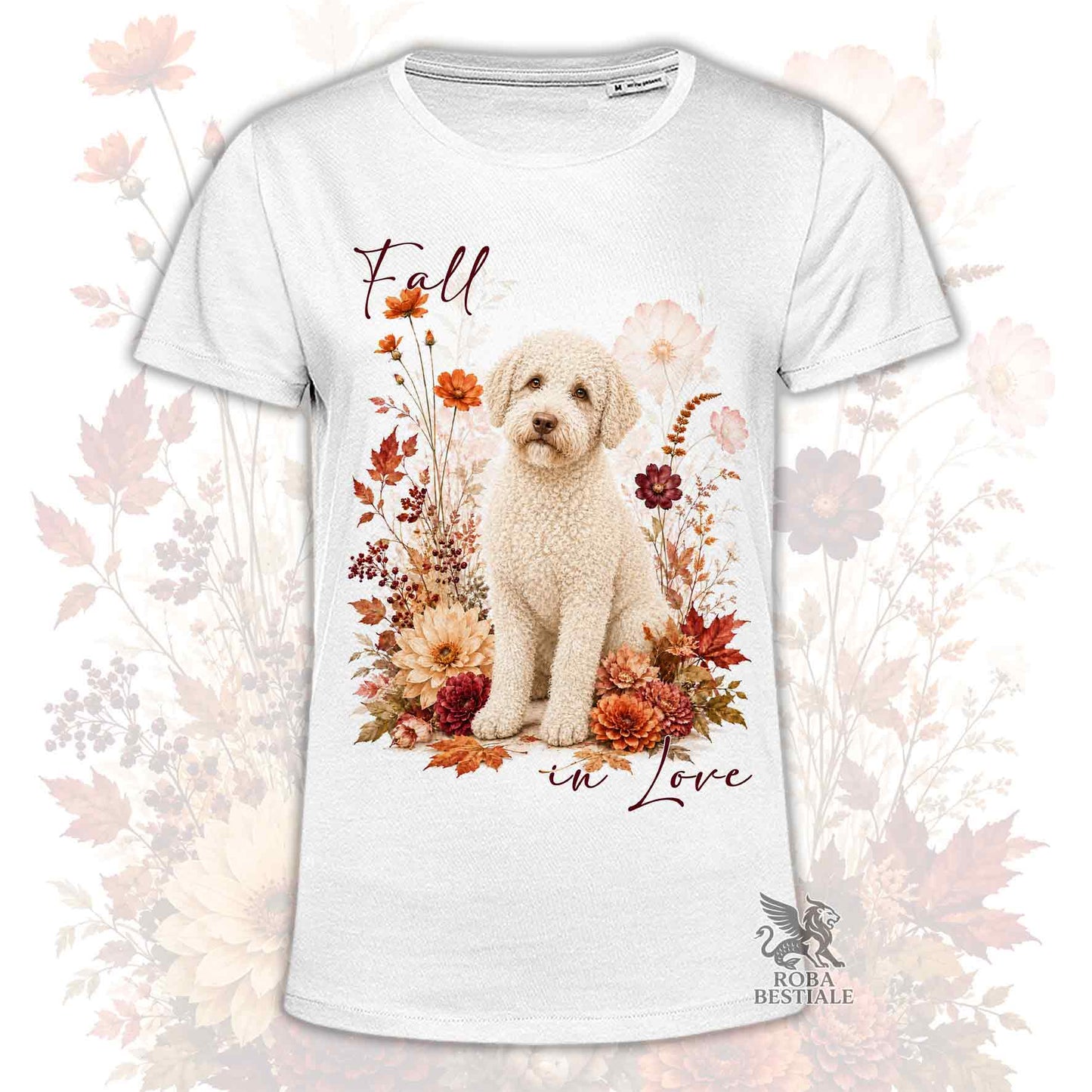 T-Shirt LAGOTTO ROMAGNOLO Bianco Sporco - Collezione Fall...in Love