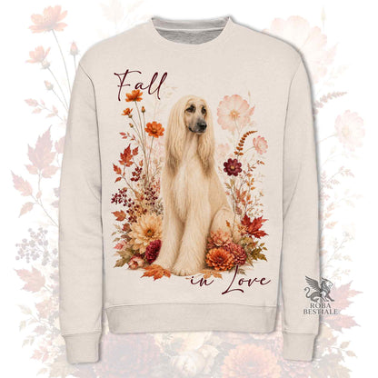 Felpa LEVRIERO AFGANO Crema - Girocollo - Collezione Fall...in Love