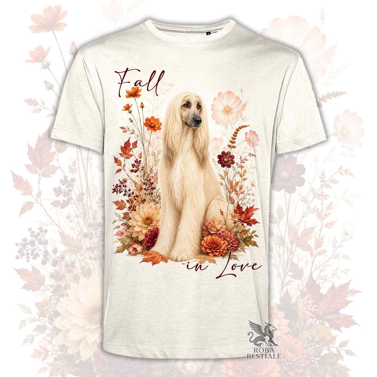 T-Shirt LEVRIERO AFGANO Crema - Collezione Fall...in Love