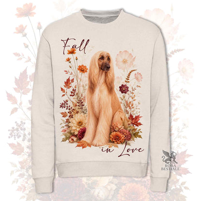 Felpa LEVRIERO AFGANO Fulvo - Girocollo - Collezione Fall...in Love