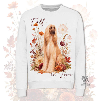 Felpa LEVRIERO AFGANO Fulvo - Girocollo - Collezione Fall...in Love
