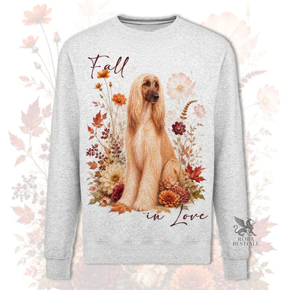 Felpa LEVRIERO AFGANO Fulvo - Girocollo - Collezione Fall...in Love