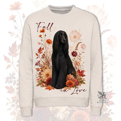 Felpa LEVRIERO AFGANO Nero - Girocollo - Collezione Fall...in Love