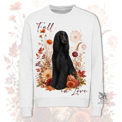 Felpa LEVRIERO AFGANO Nero - Girocollo - Collezione Fall...in Love