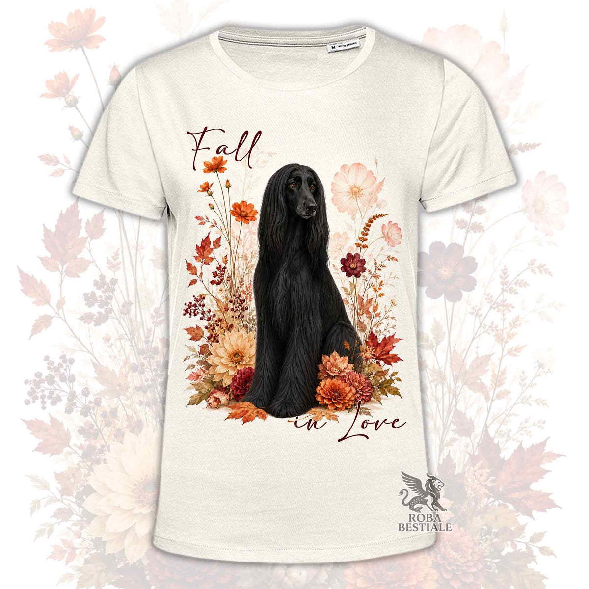 T-Shirt LEVRIERO AFGANO Nero - Collezione Fall...in Love