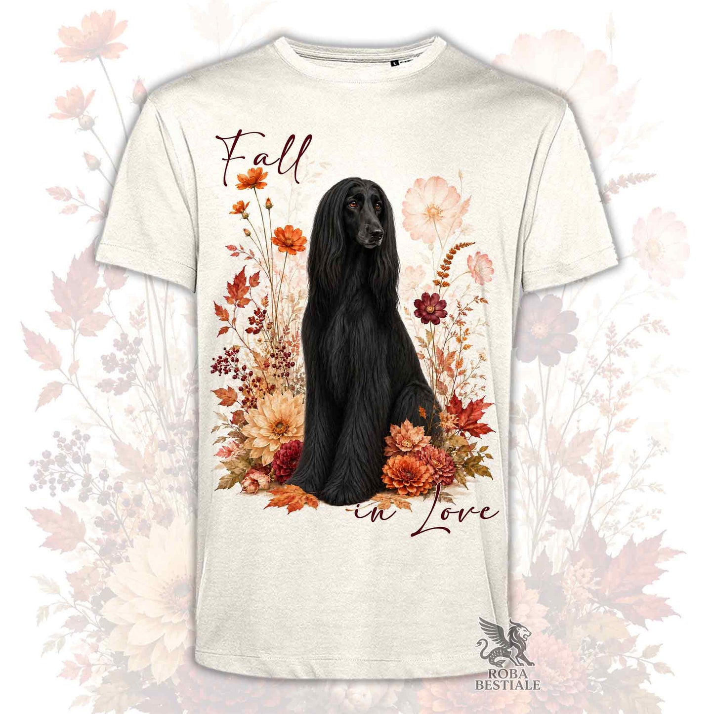 T-Shirt LEVRIERO AFGANO Nero - Collezione Fall...in Love