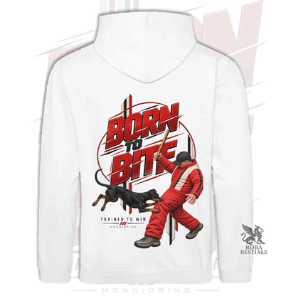 Felpa MANCHESTER TERRIER - Cappuccio e Tasconi - Collezione Born To Bite