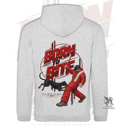Felpa MANCHESTER TERRIER - Cappuccio e Tasconi - Collezione Born To Bite