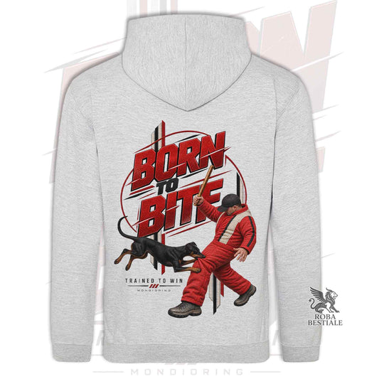 Felpa MANCHESTER TERRIER - Cappuccio e Tasconi - Collezione Born To Bite