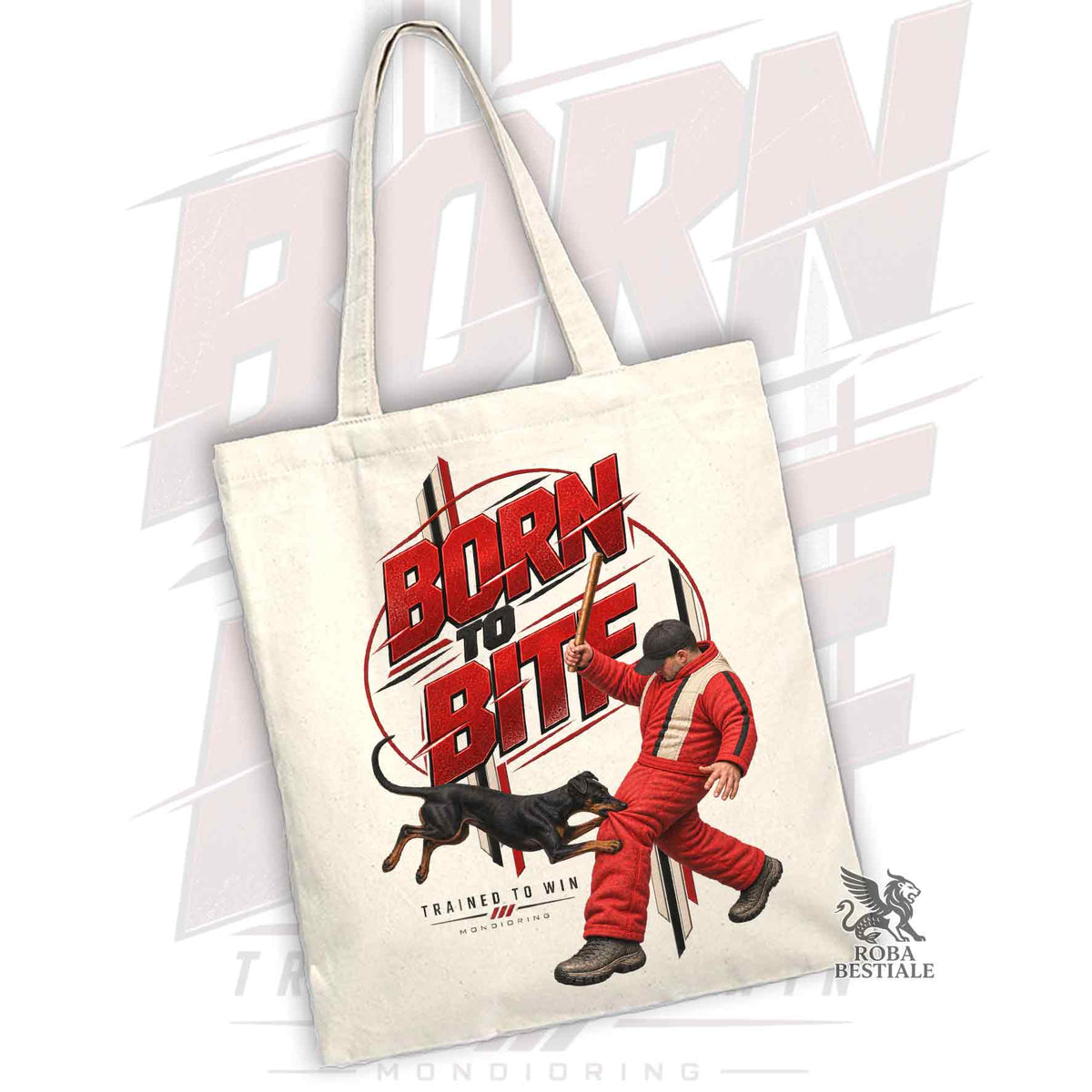Tote Bag MANCHESTER TERRIER - Collezione Born To Bite