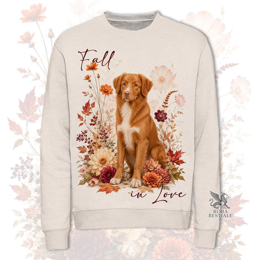 Felpa NOVA SCOTIA DUCK TOLLING RETRIEVER - Girocollo - Collezione Fall...in Love