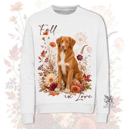 Felpa NOVA SCOTIA DUCK TOLLING RETRIEVER - Girocollo - Collezione Fall...in Love