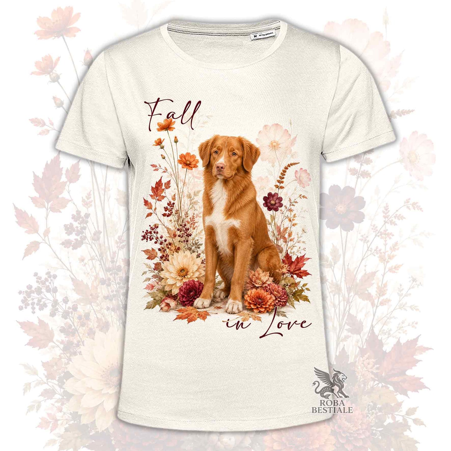 T-Shirt NOVA SCOTIA DUCK TOLLING RETRIEVER - Collezione Fall...in Love