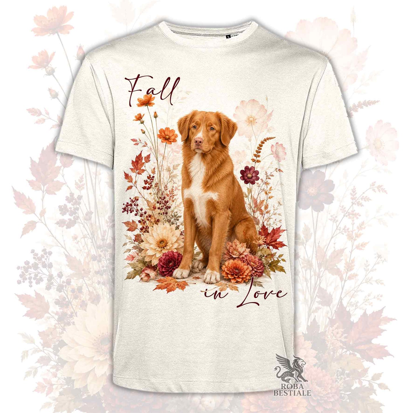 T-Shirt NOVA SCOTIA DUCK TOLLING RETRIEVER - Collezione Fall...in Love