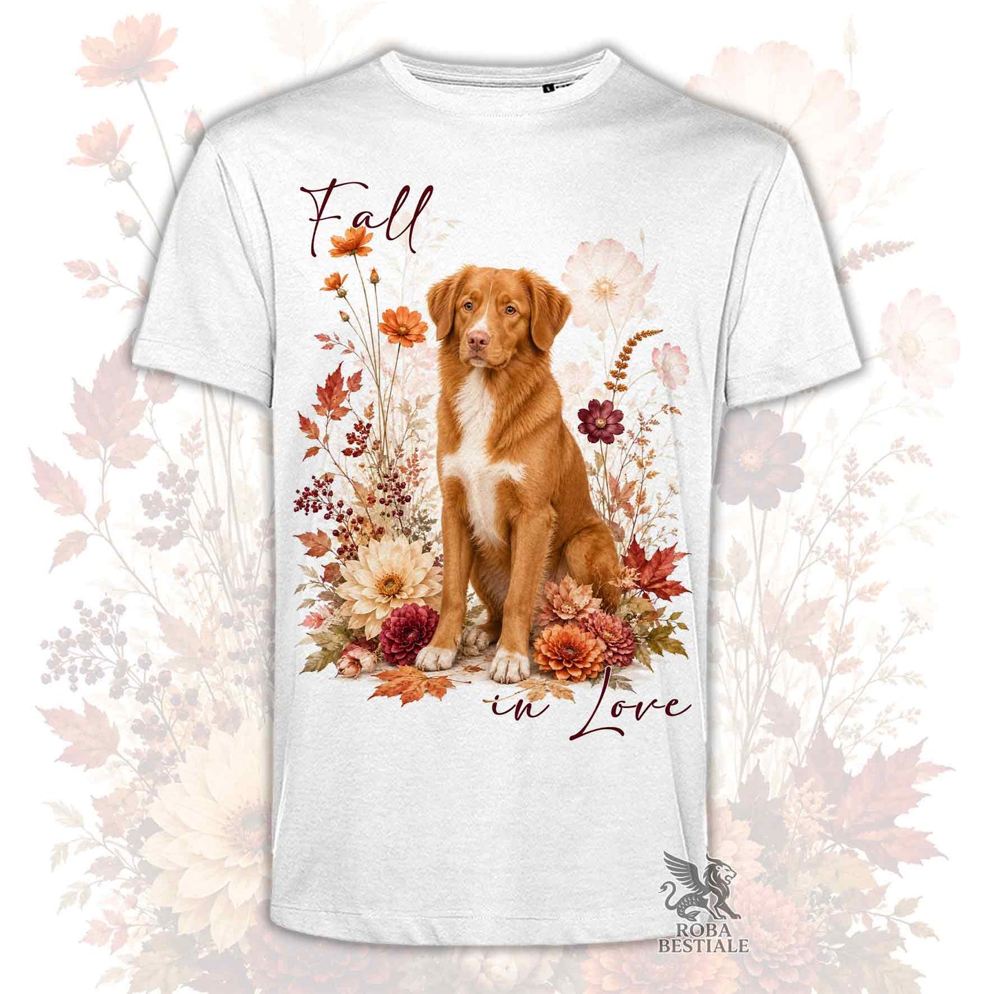 T-Shirt NOVA SCOTIA DUCK TOLLING RETRIEVER - Collezione Fall...in Love