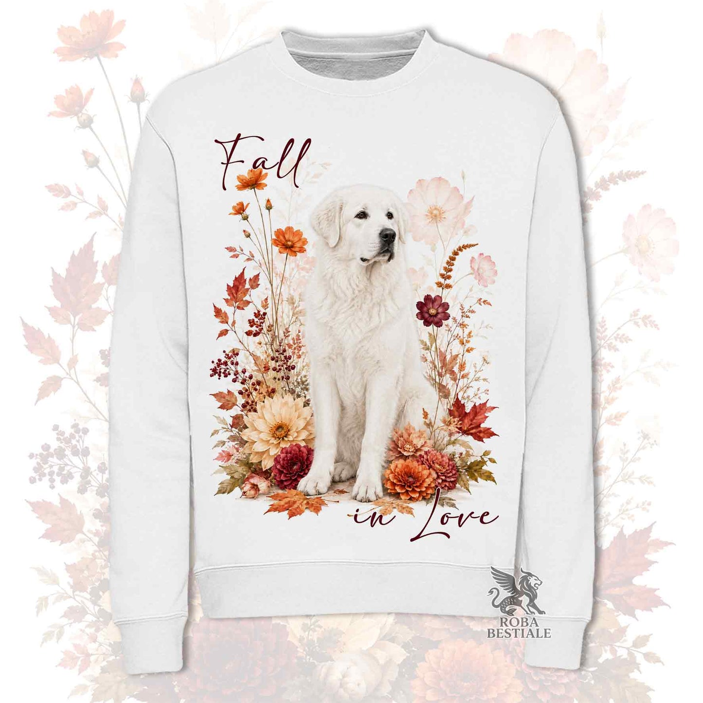 Felpa PASTORE ABRUZZESE MAREMMANO - Girocollo - Collezione Fall...in Love