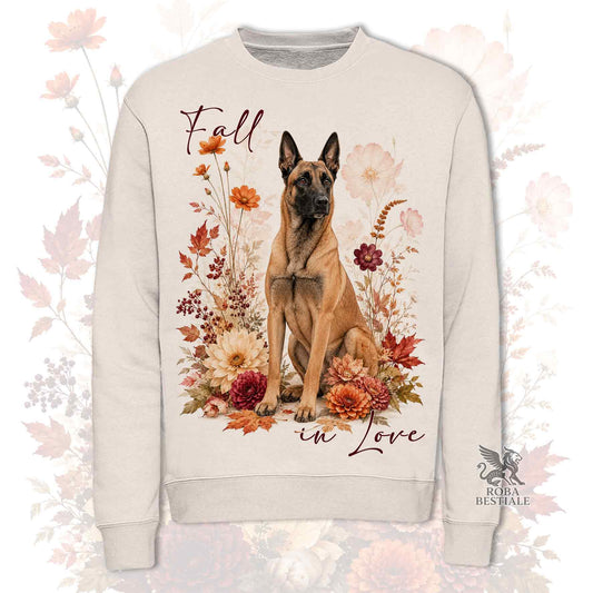 Felpa PASTORE BELGA MALINOIS - Girocollo - Collezione Fall...in Love