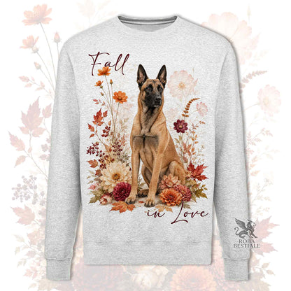 Felpa PASTORE BELGA MALINOIS - Girocollo - Collezione Fall...in Love