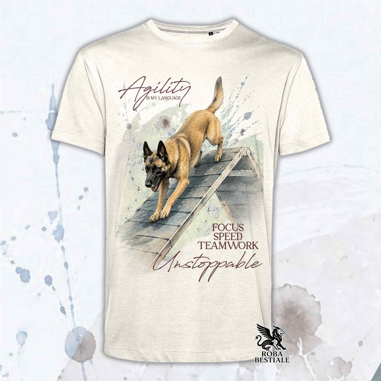 T-Shirt PASTORE BELGA MALINOIS - Collezione A-Frame Agility