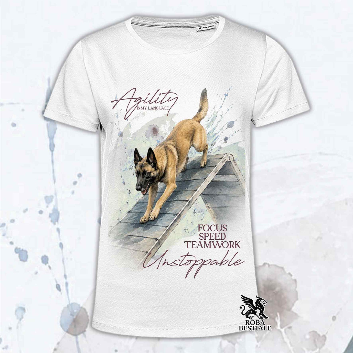 T-Shirt PASTORE BELGA MALINOIS - Collezione A-Frame Agility