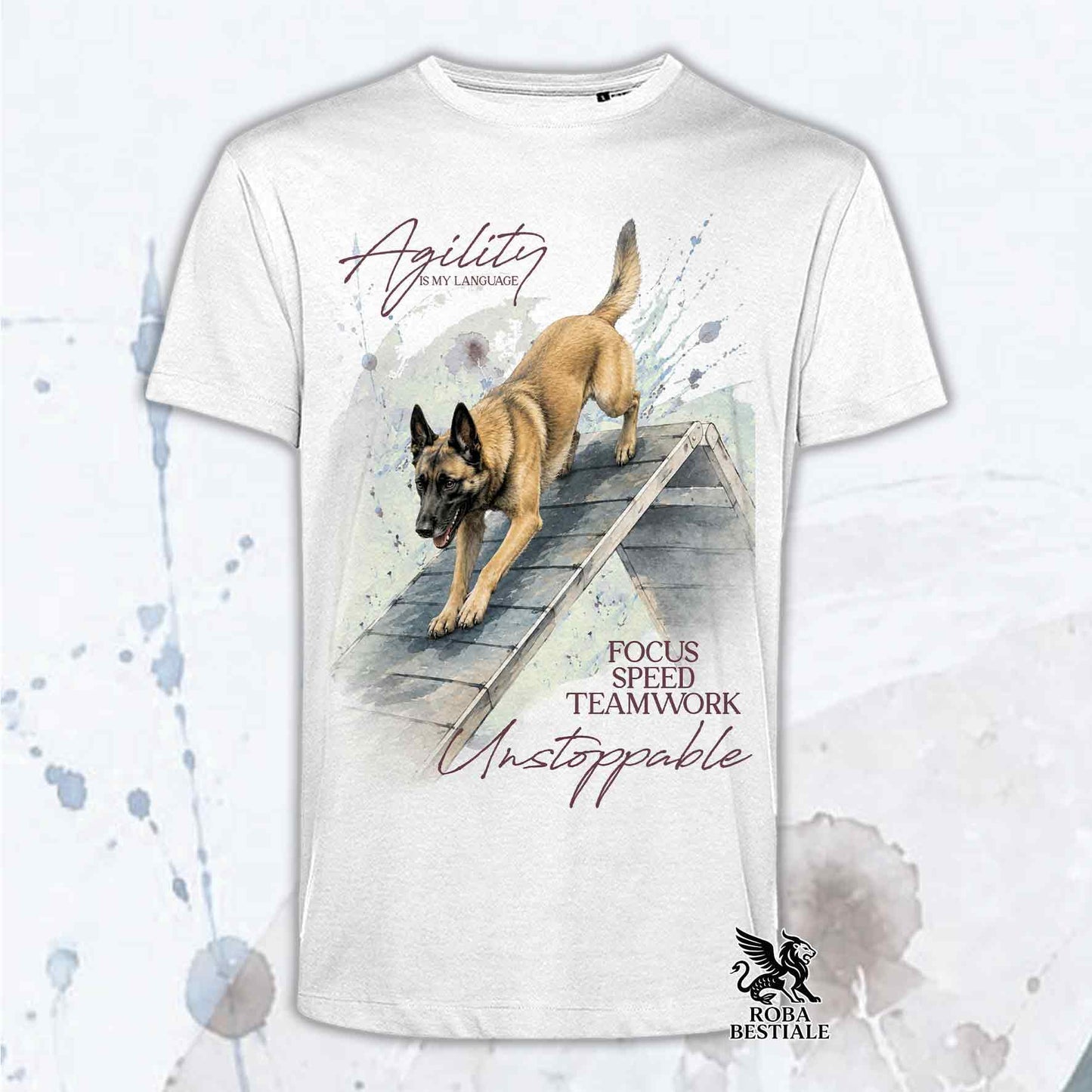 T-Shirt PASTORE BELGA MALINOIS - Collezione A-Frame Agility
