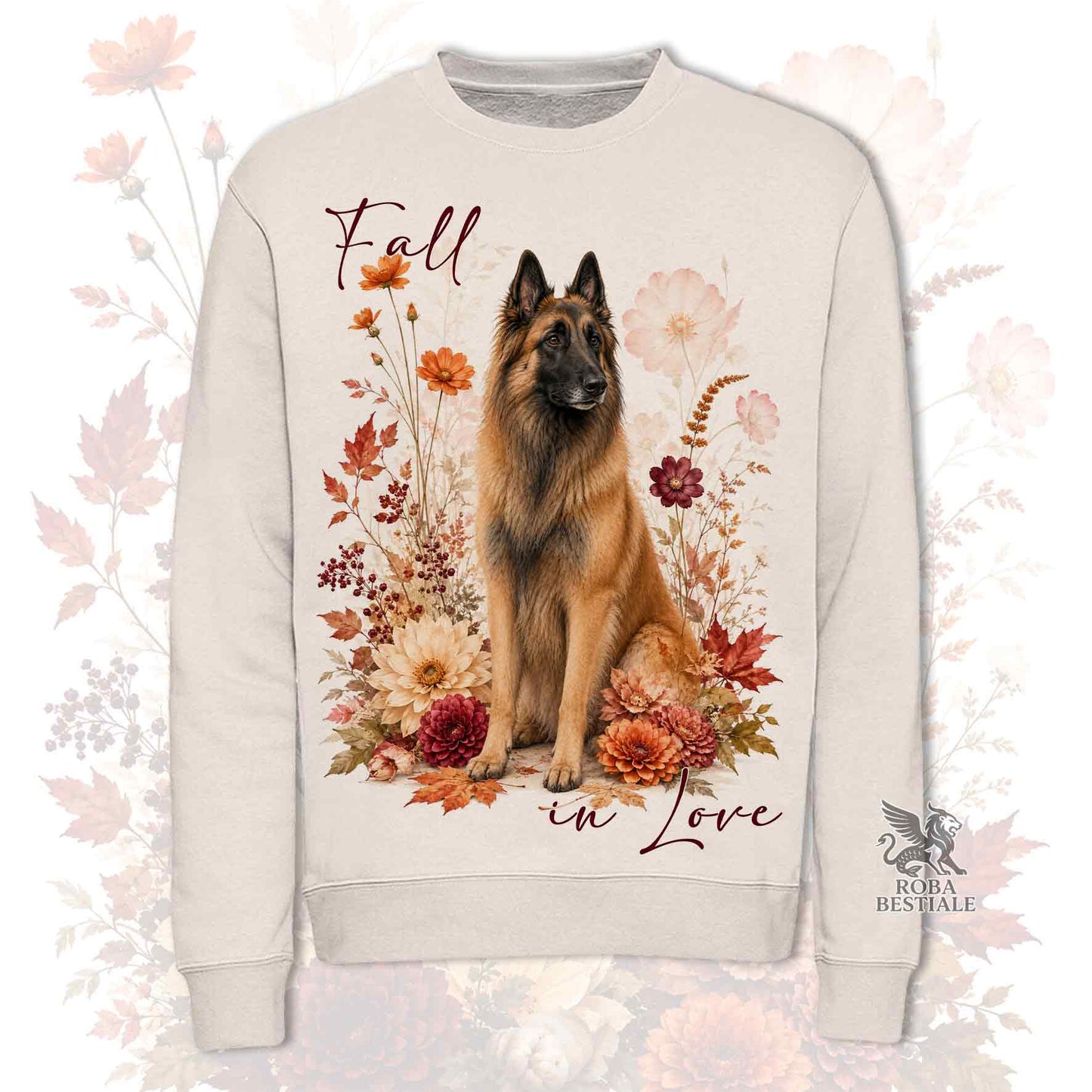 Felpa PASTORE BELGA TERVUEREN - Girocollo - Collezione Fall...in Love
