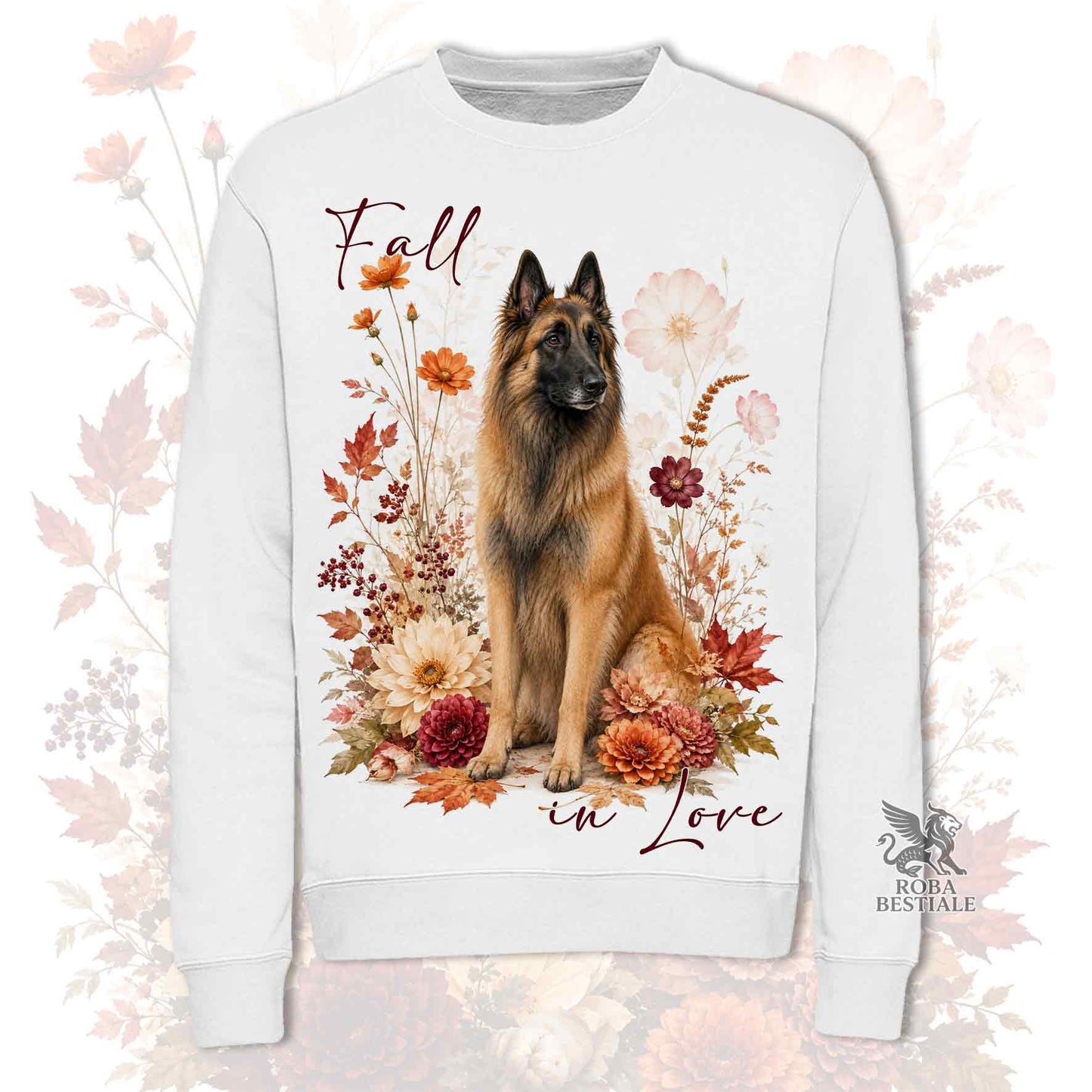 Felpa PASTORE BELGA TERVUEREN - Girocollo - Collezione Fall...in Love