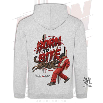 Felpa PASTORE OLANDESE a Pelo Corto - Cappuccio e Tasconi - Collezione Born To Bite