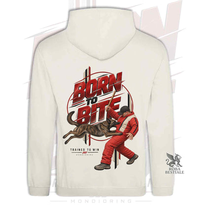 Felpa PASTORE OLANDESE a Pelo Corto - Cappuccio e Tasconi - Collezione Born To Bite