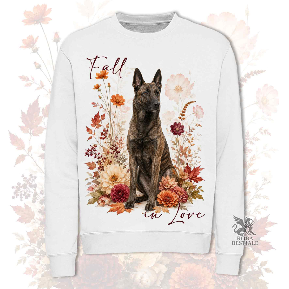 Felpa PASTORE OLANDESE a Pelo Corto - Girocollo - Collezione Fall...in Love