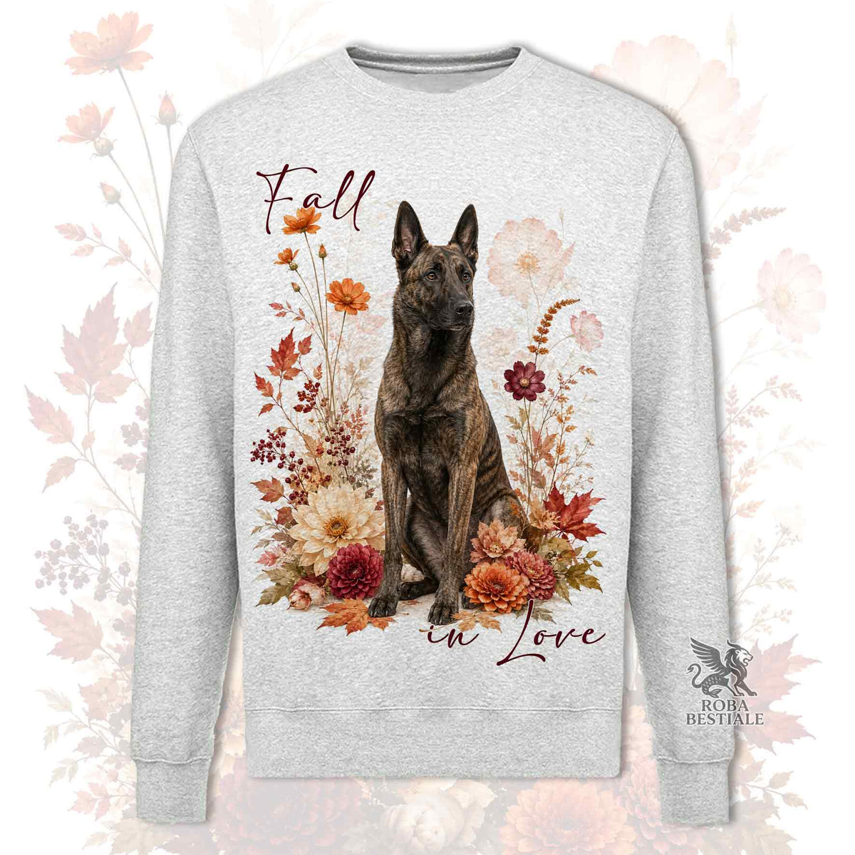 Felpa PASTORE OLANDESE a Pelo Corto - Girocollo - Collezione Fall...in Love