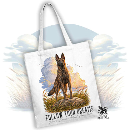 Tote Bag PASTORE OLANDESE a Pelo Corto - Collezione Dream